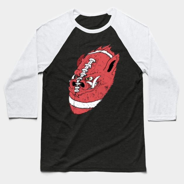 HOG FOOTBALL Baseball T-Shirt by Spankriot